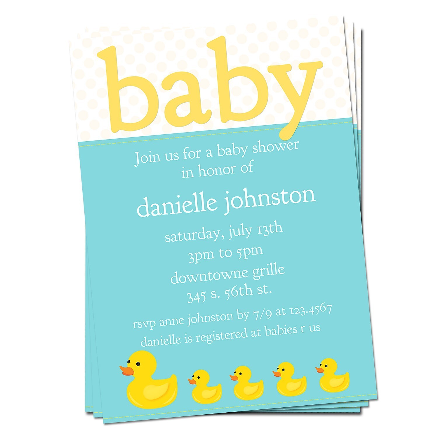 Rubber Ducky Baby Shower Invitations Dolanpedia