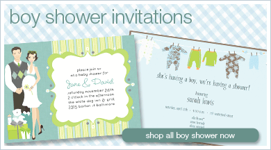 Baby Shower Invitation Blue