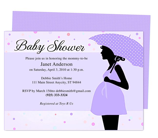 Baby Shower Invitations Templates Mama