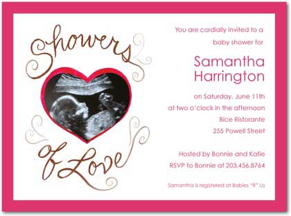 Customized Baby Shower Invitations