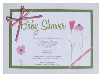 Make Your Own Baby SShower Invitations