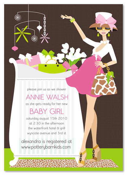 Preety Baby Girl Baby Shower Invitations1