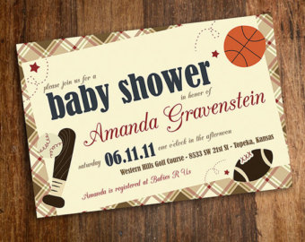 Sports Baby SHower Invitations3