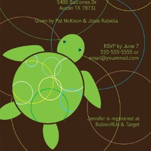 Turtle Baby Shower Invitations2