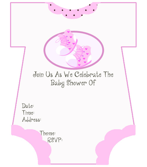 Free Printable Baby Shower Invitations for Girl2