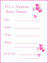Free Printable Baby Shower Invitations for Girl3