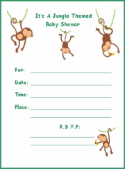 Free Printable Monkey Baby SHower Invitations2