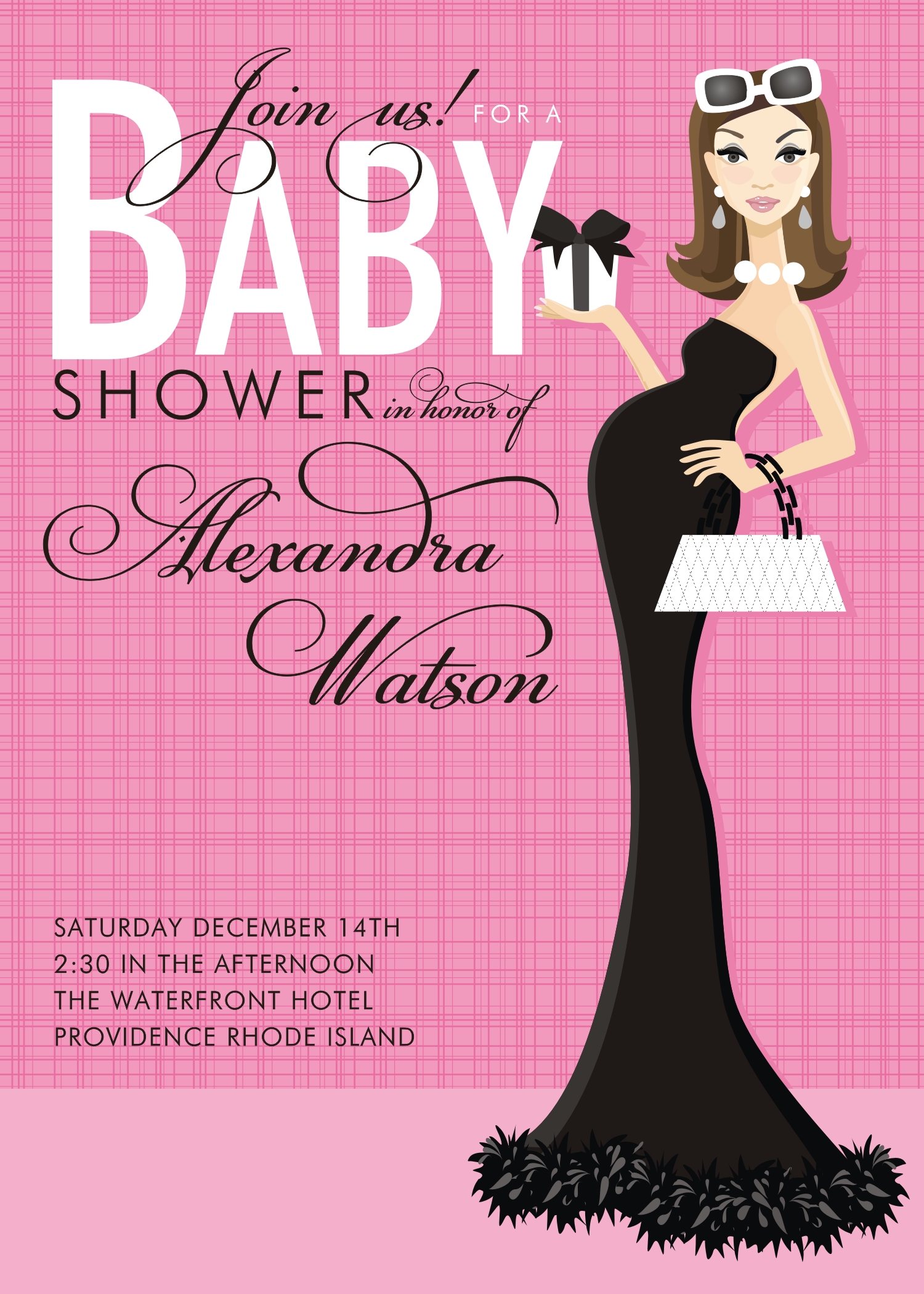 Pink Baby SHower Invitations
