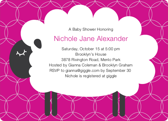 Lamb Baby Shower Invitations2