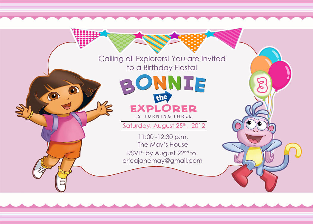 Dora-The-Explorer-Theme-Printable-Birthday-Party-Invitation