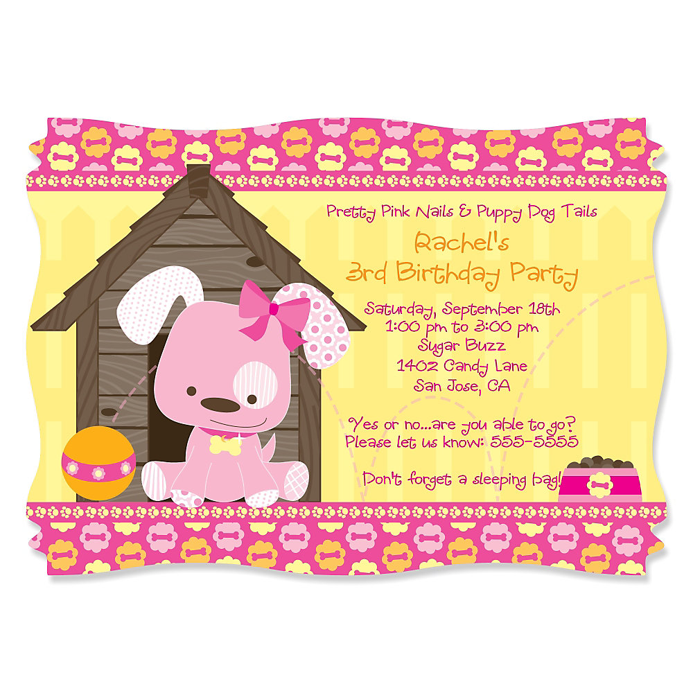 Girl-Puppy-Birthday-Party-Invitations