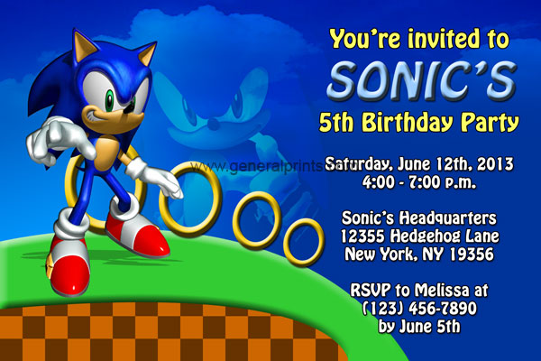 sonic-the-hedgehog-invitations