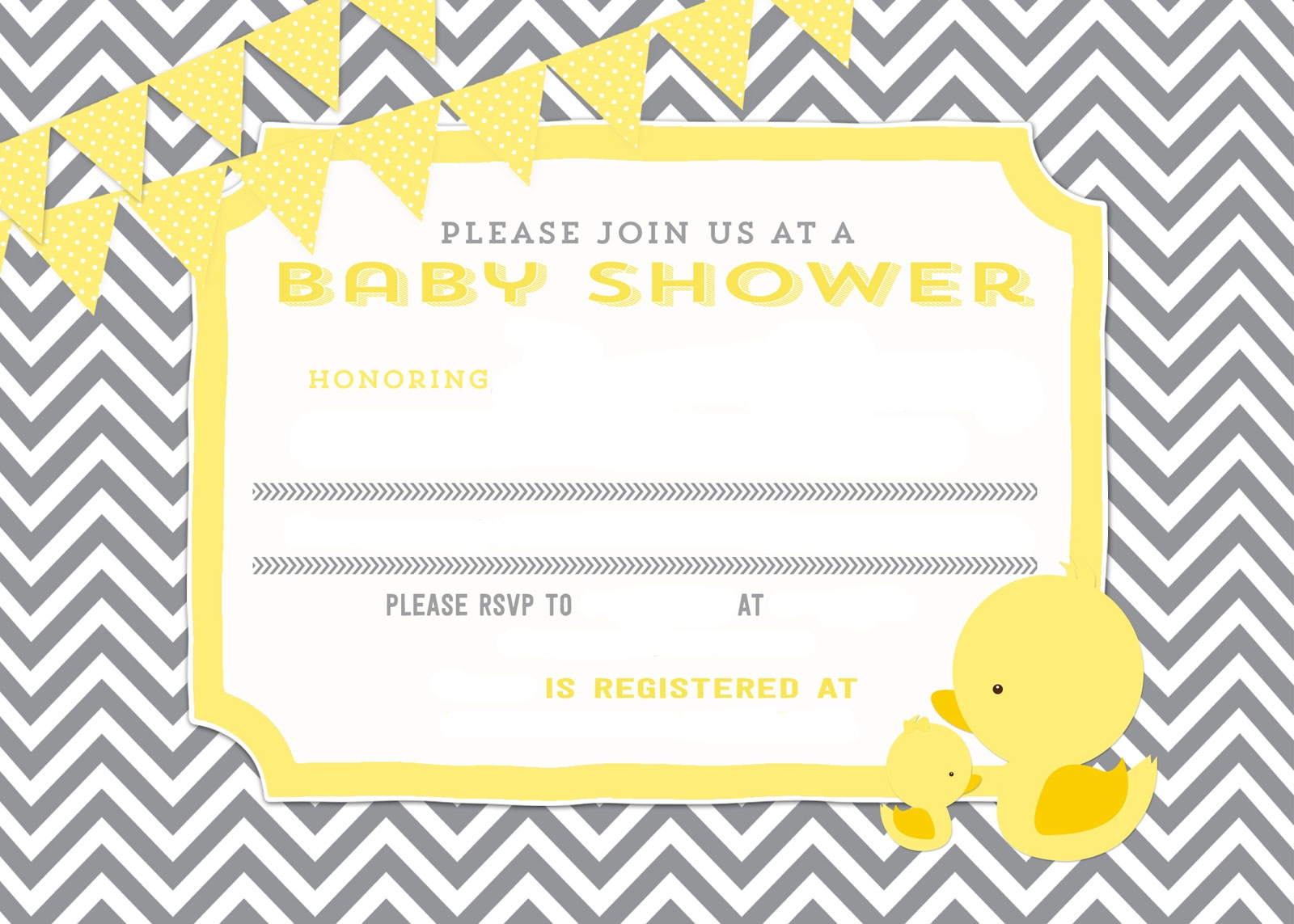Free-Yellow-and-Grey-Duck-Baby-Shower-Template