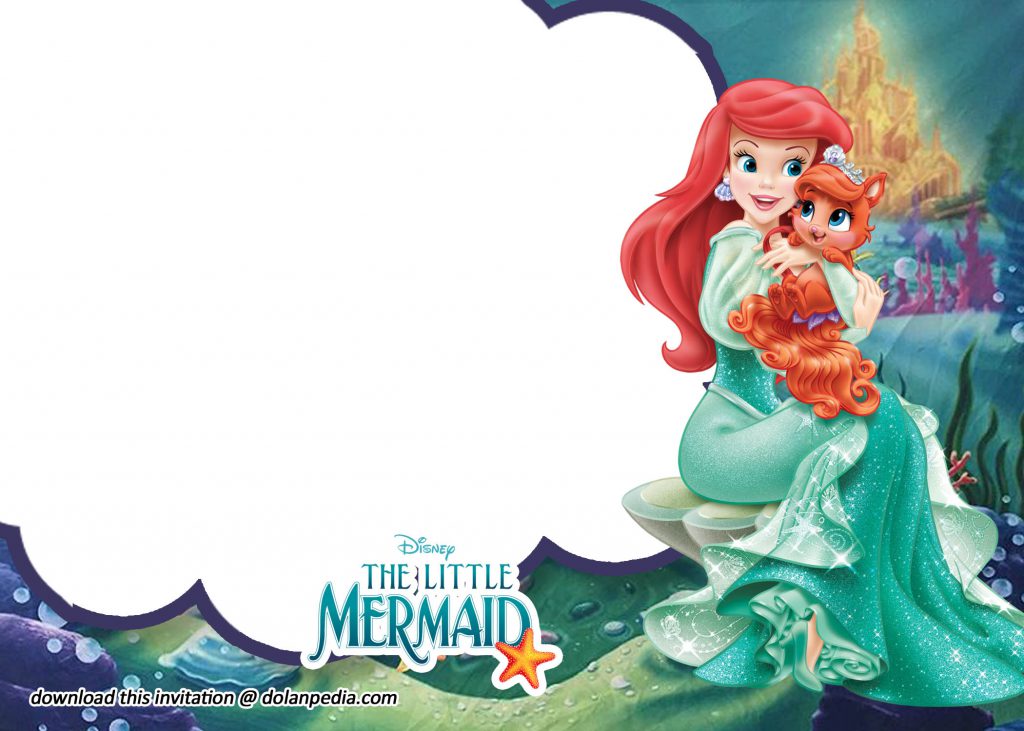 ariel-the-little-mermaid-invitation-template-puppy | Dolanpedia ...