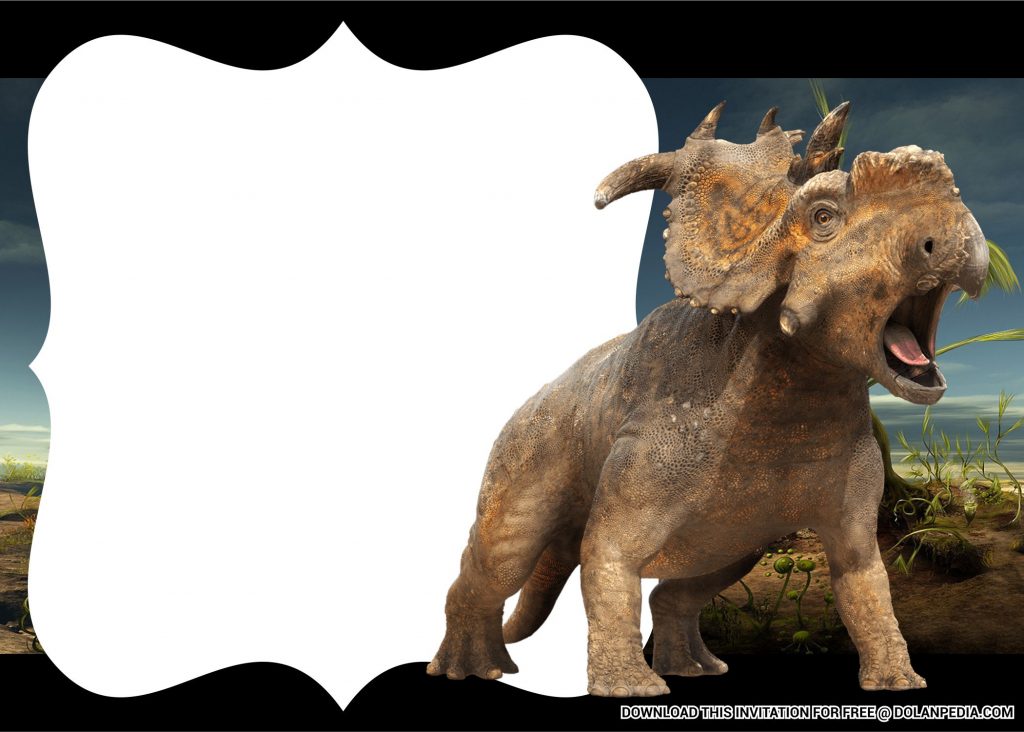 Free Printable Dinosaur Templates With Styracosaurus