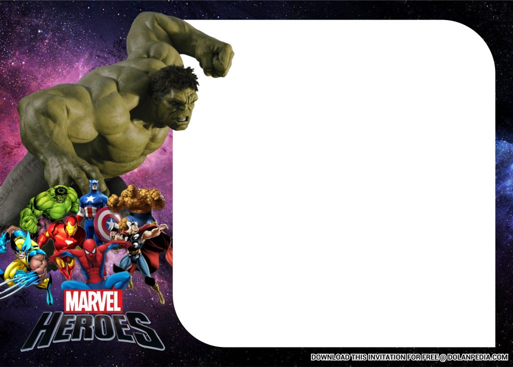 Free Printable Superhero Avenger Templates With Hulk