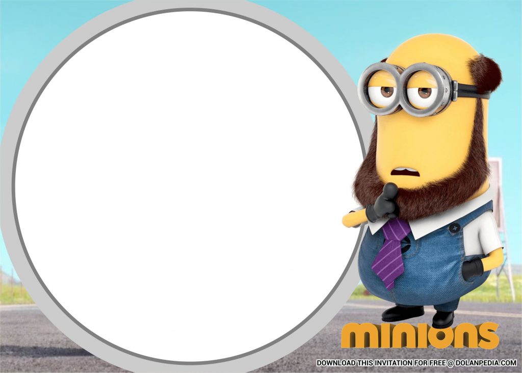 Free Printable Minion Templates With Baldy Kevin