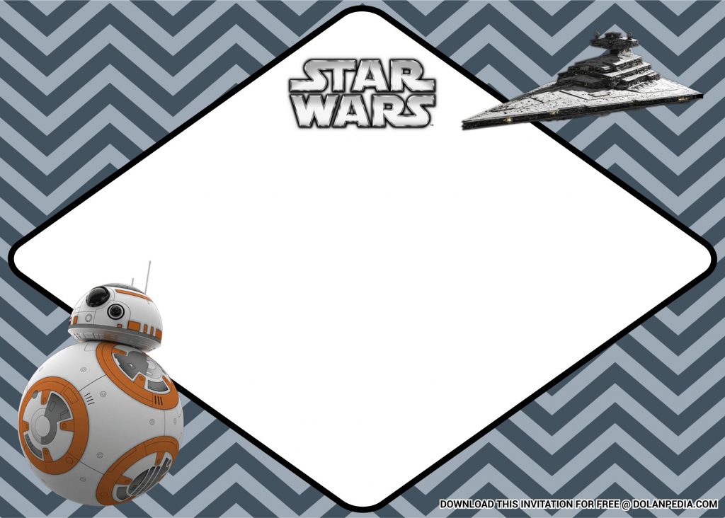Free Printable Star Wars Templates With BB-8
