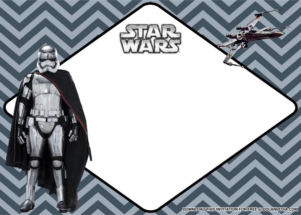 Free Printable Star Wars Templates With Storm Tropper