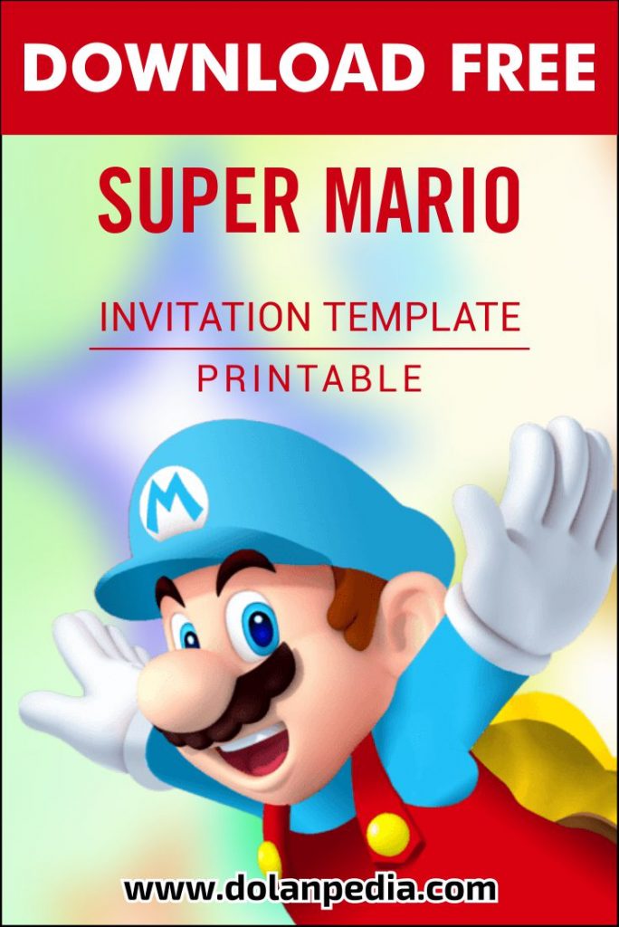 Free Printable Super Mario Templates