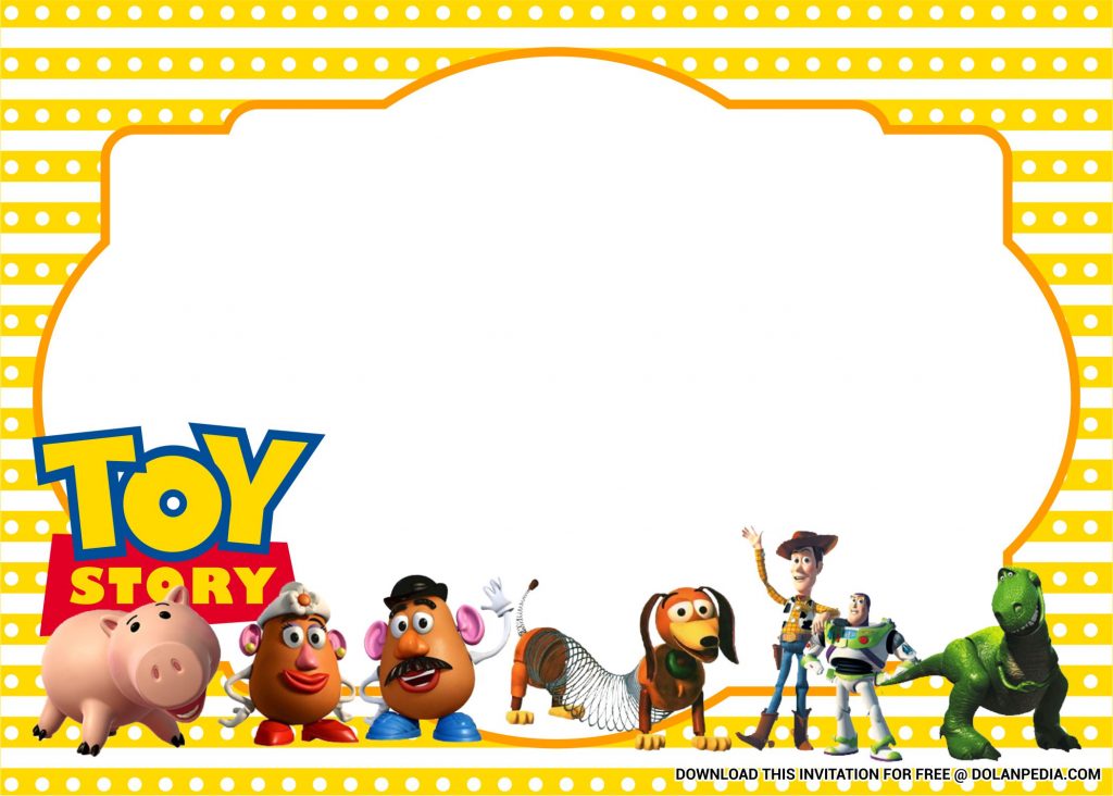Free Printable Toy Story Invitation Templates With Toy Story Characters