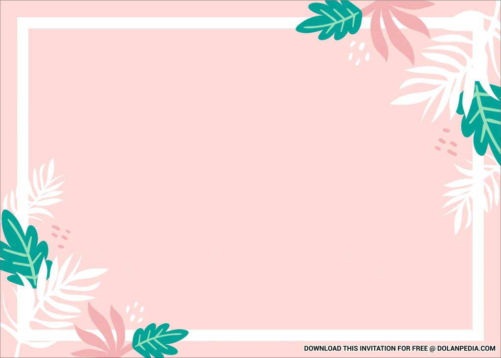 Free Printable Wild One Party Invitation Templates With Pink Background