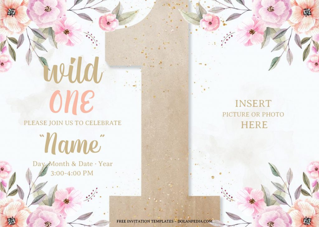 Free Wild One Baby Shower Invitation Templates For Word and has 