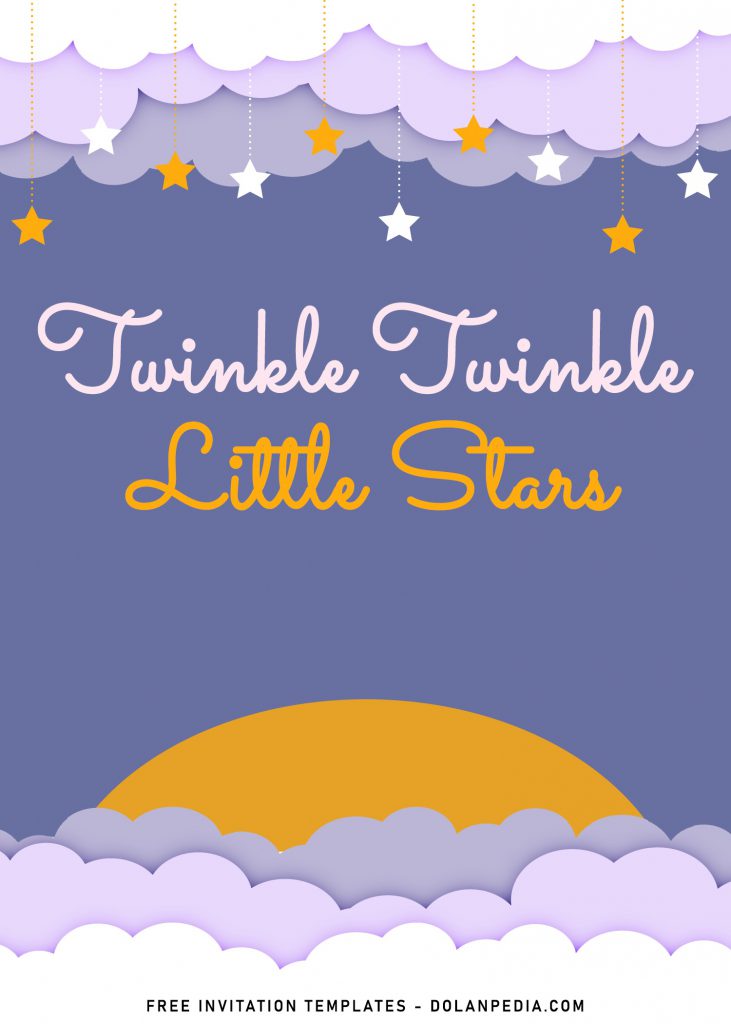 10+ Twinkle Little Stars Birthday Invitation Templates and has 