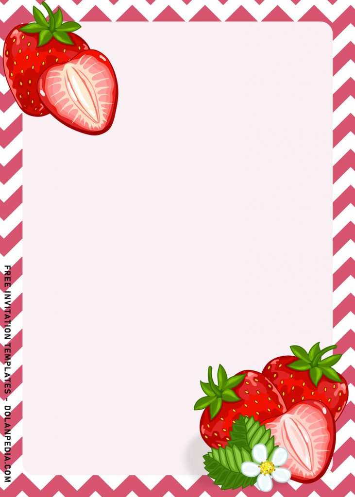 8+ Berry Sweet Birthday Invitation Templates and has cute and fresh strawberries graphics