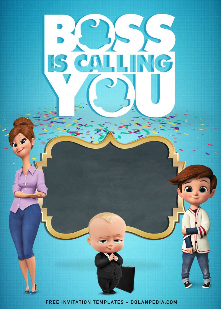 10+ Personalized Boss Baby Invitation Templates For Your Baby Shower Party and has Boss is calling you wording