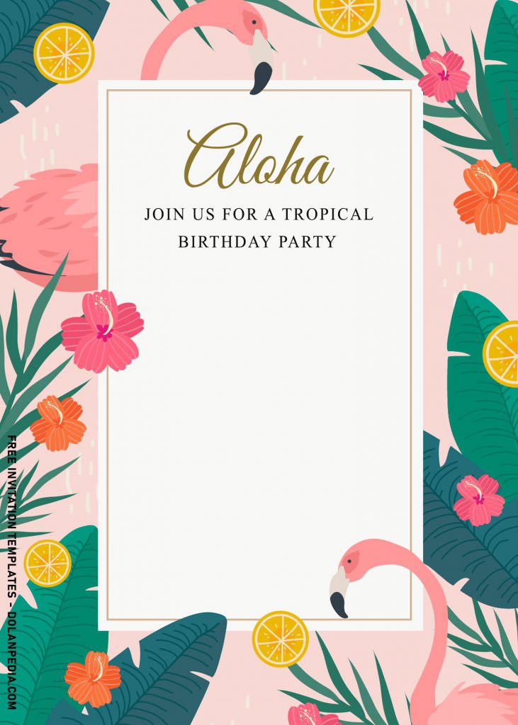7+ Summer Tropical Birthday Invitation Templates and has 