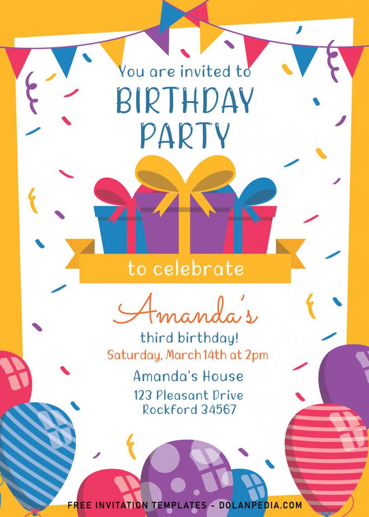 7+ Cute And Fun Birthday Invitation Templates