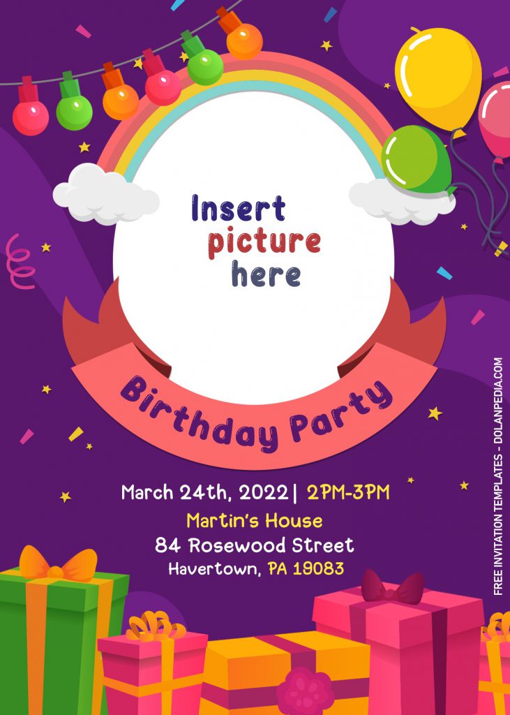 10+ Children Birthday Invitation Templates For Fun Kids Birthday Party