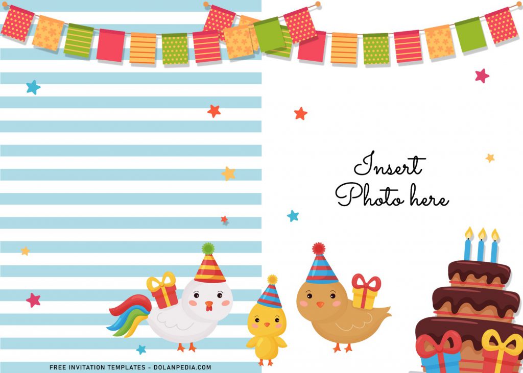 11+ Cute Birthday Baby Animals Birthday Invitation Templates For Your Kid’s Birthday Party and has baby bird