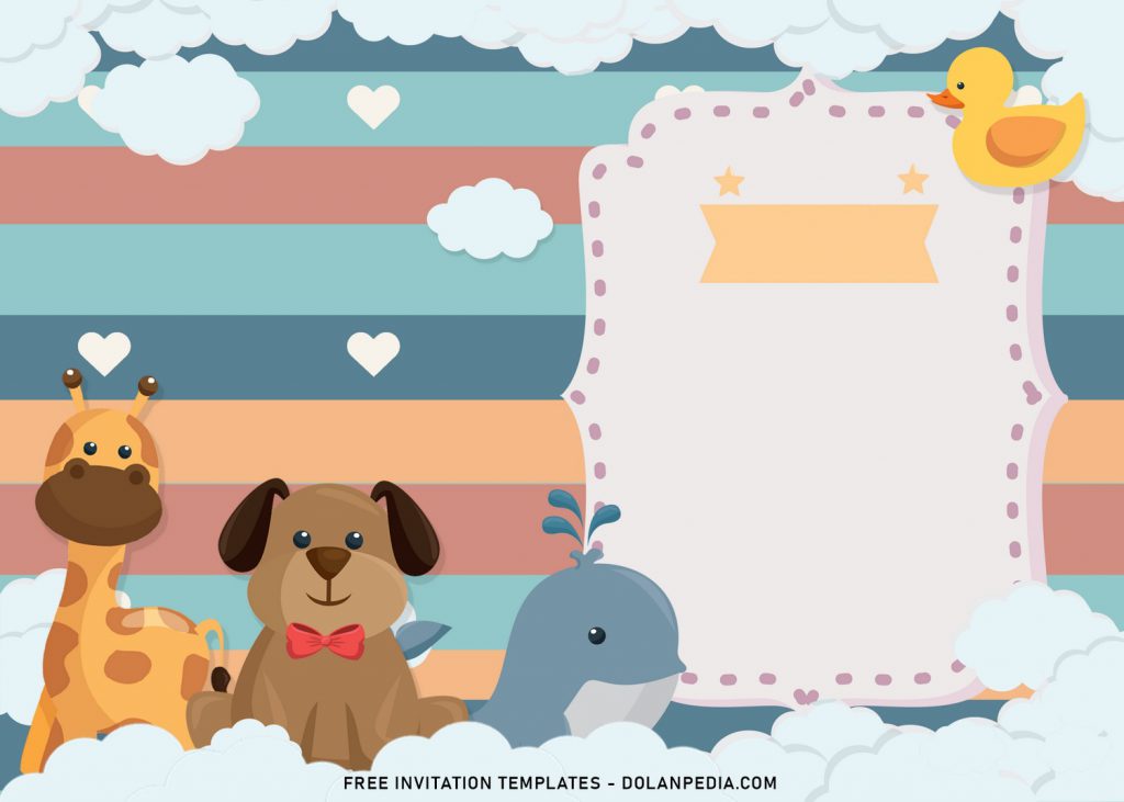 8+ Adorable Baby Animals Themed Birthday Invitation Templates For All Ages and has Baby Dolphin