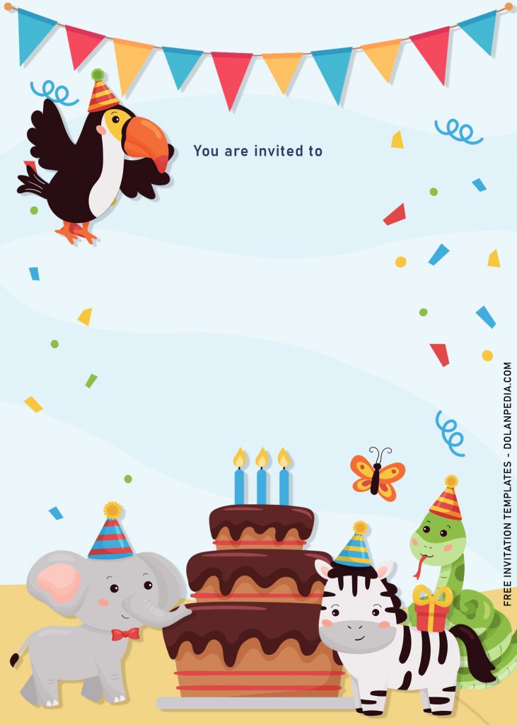 8+ Cute Woodland Animals Birthday Invitation Templates and has Delicious Birthday Cake