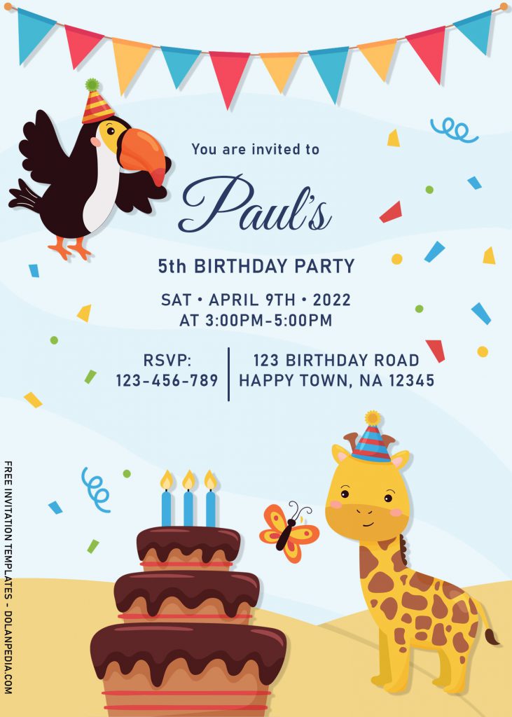 8+ Cute Woodland Animals Birthday Invitation Templates