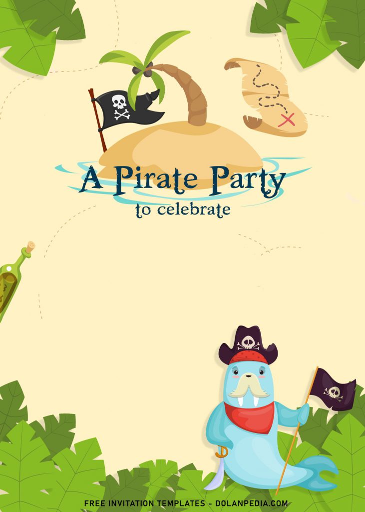 8+ Fun Pirate Birthday Invitation Templates and has 