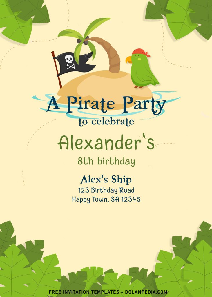 8+ Fun Pirate Birthday Invitation Templates
