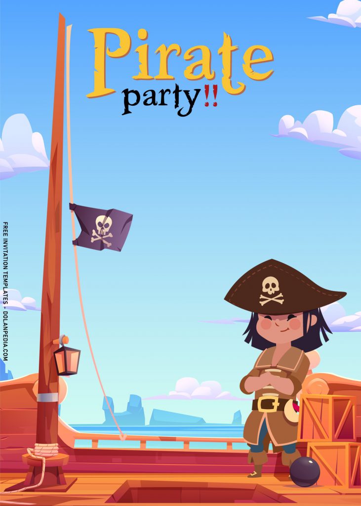 7+ Pirate Adventure Birthday Invitation Templates For Your Little Pirate's Birthday Party and has 