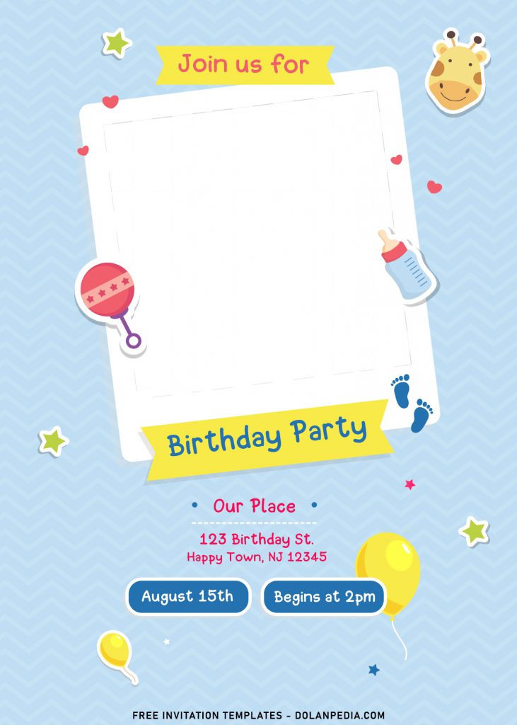 7+ Lovely Cute Birthday Invitation Templates For Your Little Girl’s Birthday