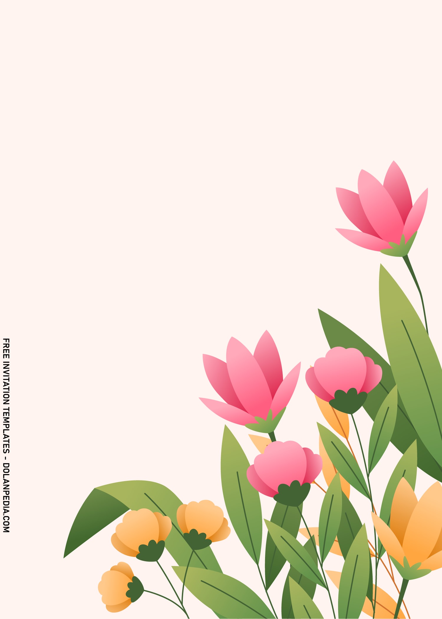 7+ Beautiful Tulip Birthday Invitation Templates | Dolanpedia