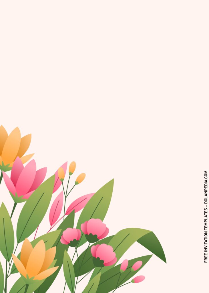 7+ Beautiful Tulip Birthday Invitation Templates with watercoloro tulips