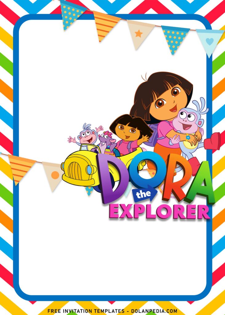 8+ Dora The Explorer Birthday Invitation Templates For Your Kid’s Birthday with Dora and Taco
