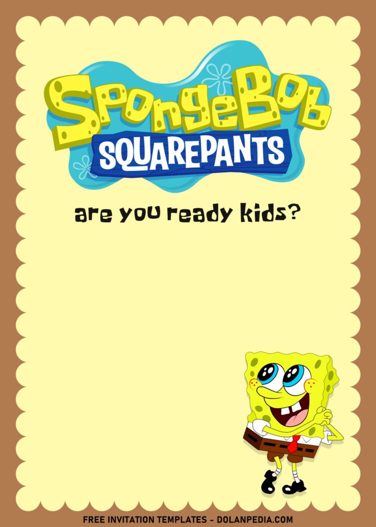 11+ Kids’ Favorite SpongeBob And Friends Birthday Invitation Templates ...