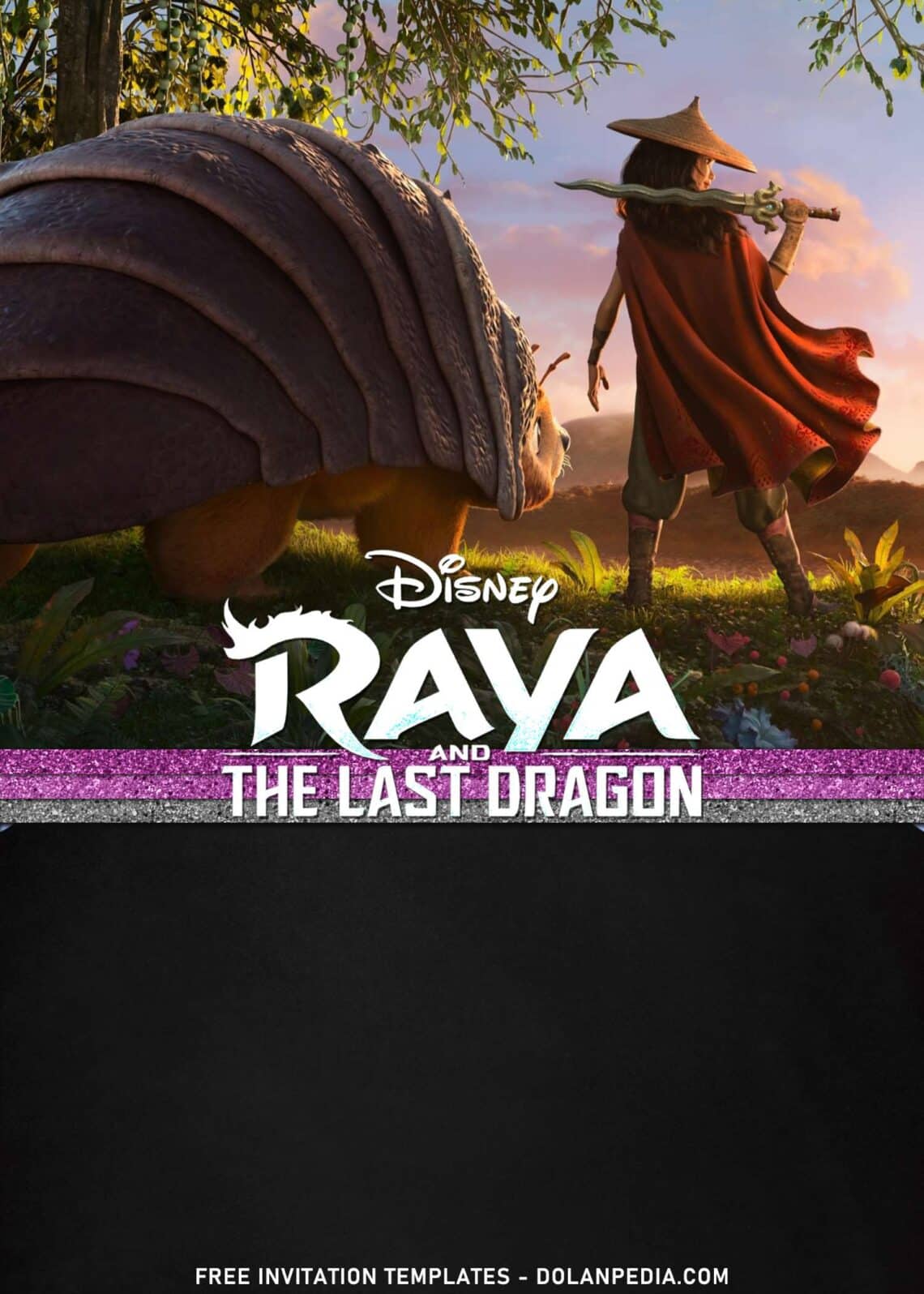 7+ Disney Raya And The Last Dragon Surprise Birthday Invitation ...