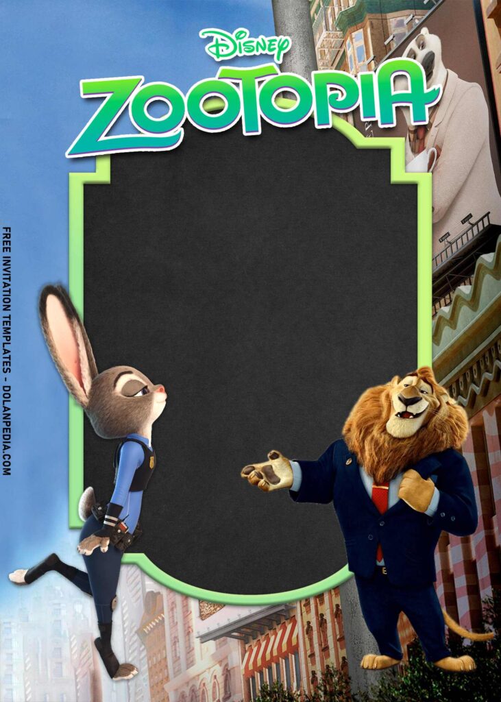 7+ Cheerful Zootopia Invitation Templates Best For Toddlers with opia Invitation Templates Best For Toddlers with Mayor Lionheart