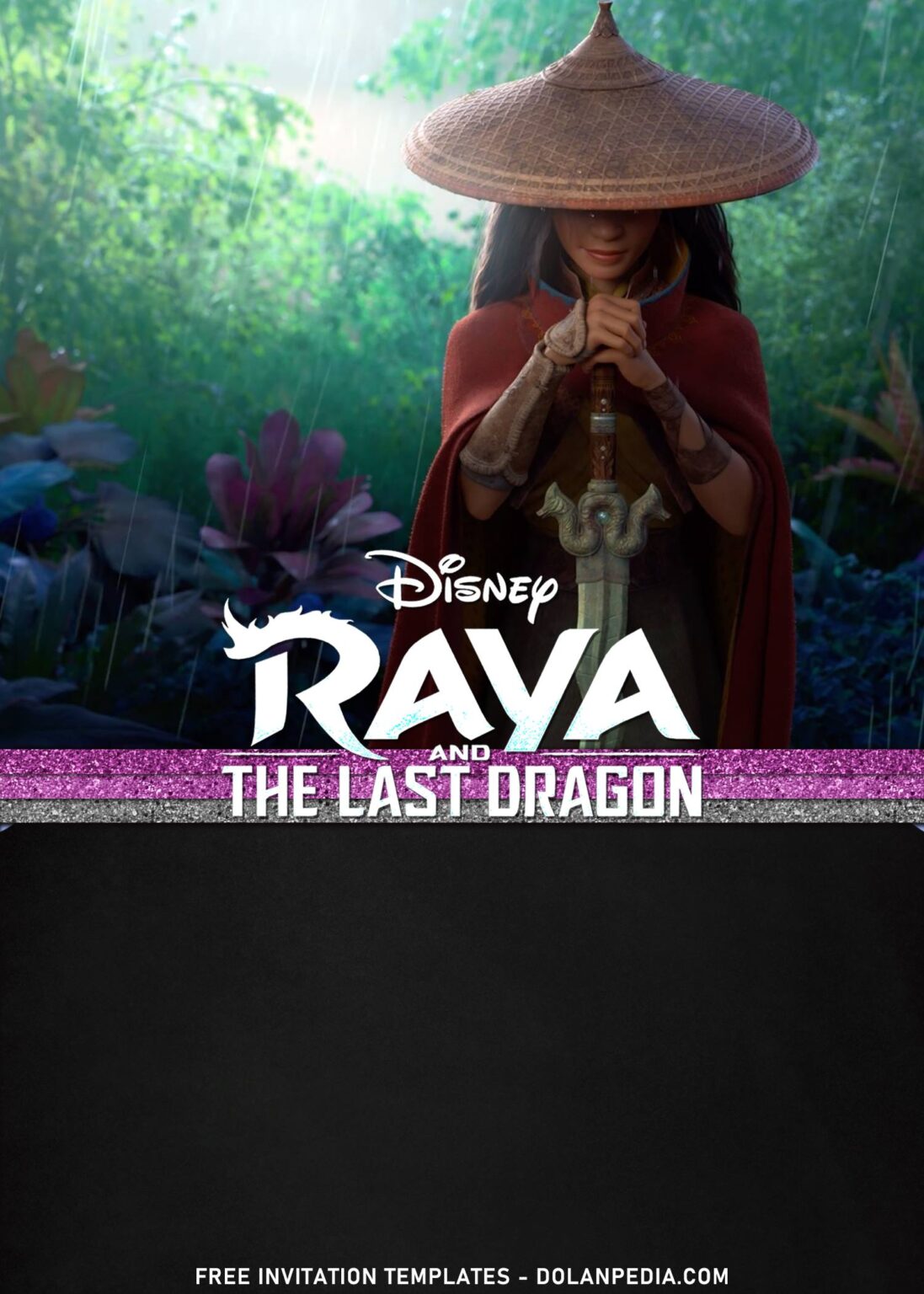 7+ Disney Raya And The Last Dragon Surprise Birthday Invitation 