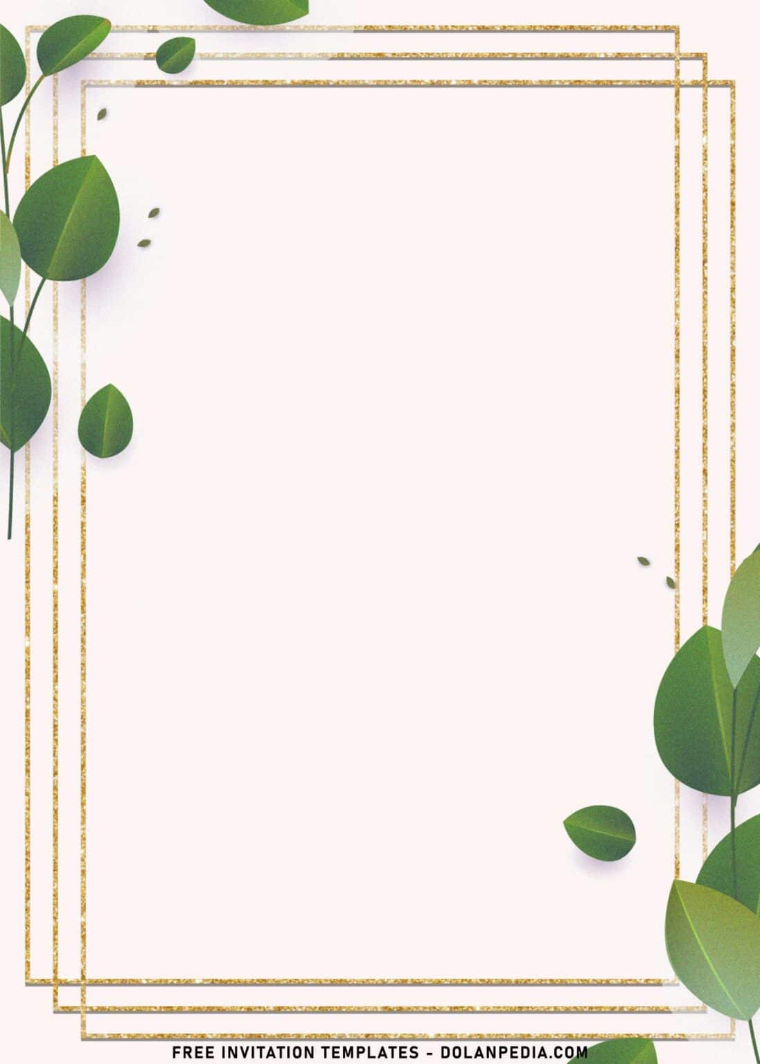 10+ Botanical Romance Birthday Invitation Templates | Dolanpedia