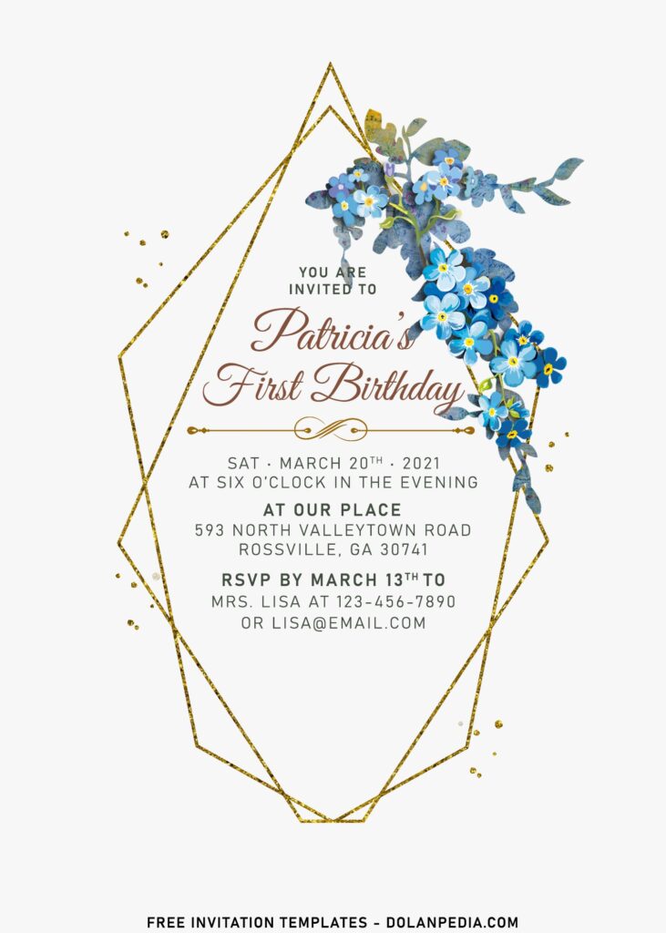 10+ Blossoming Modern Flower Invitation Templates That You Will Love